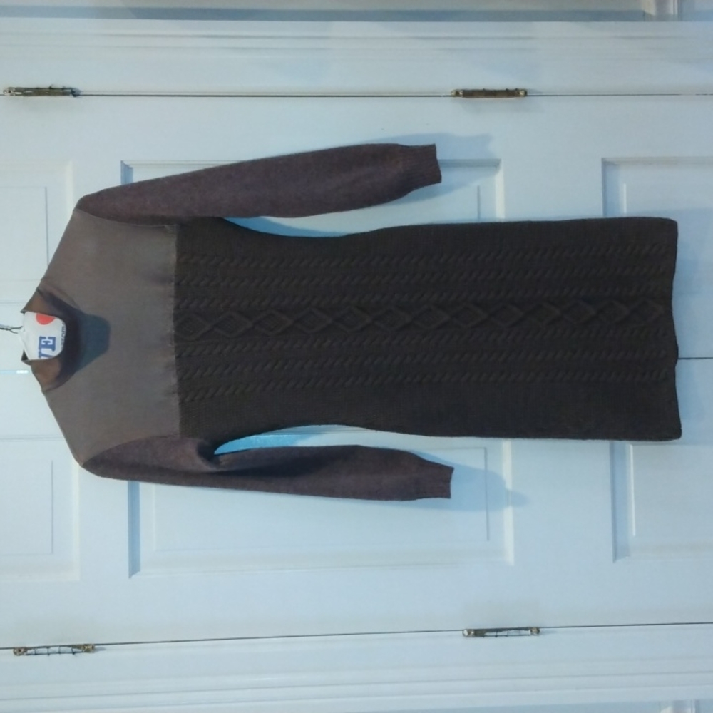 Auth. Jean Paul Gaultier mock neck winter dress & free 🎁